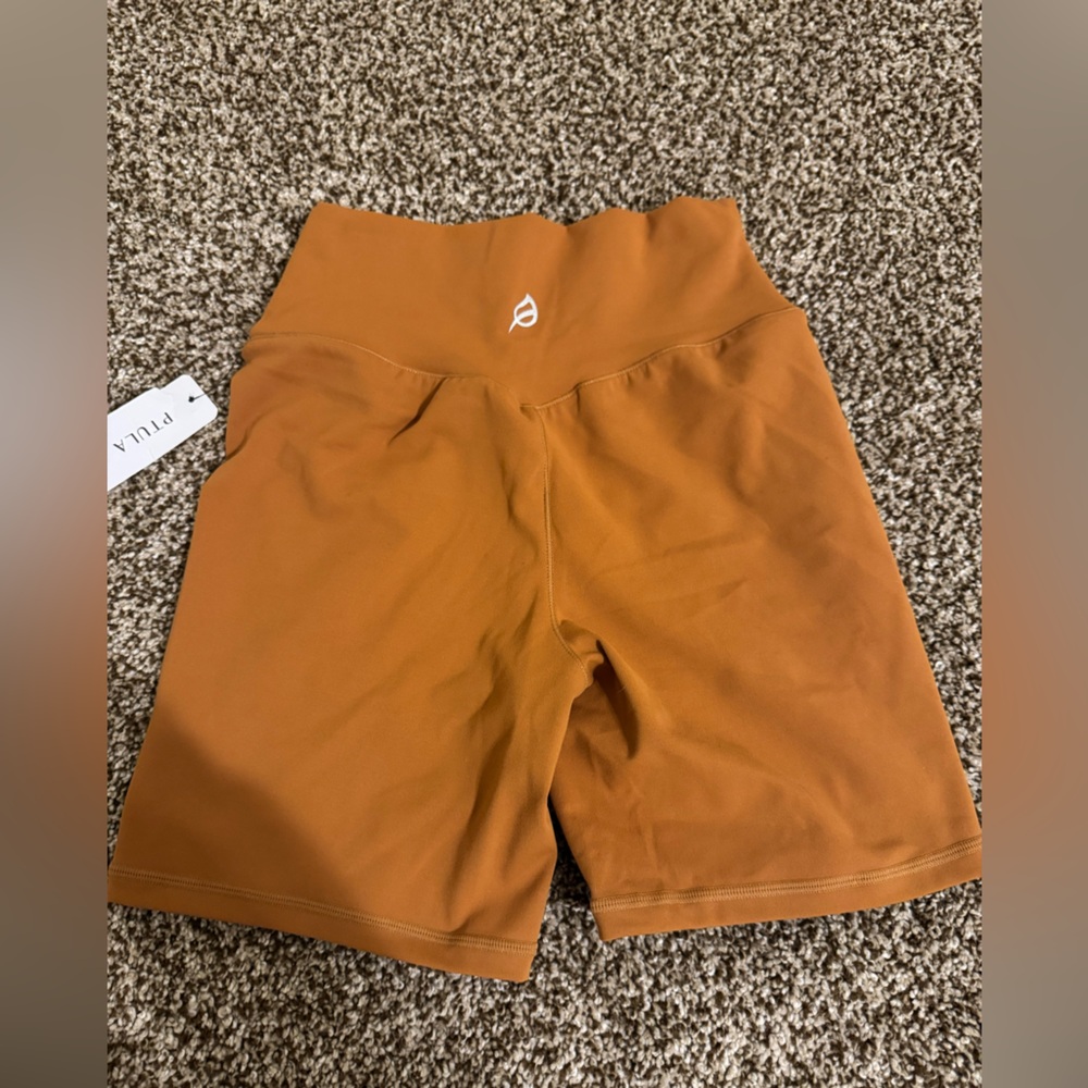 P'tula Warm Orange Active Shorts